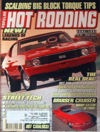 POPULAR HOT RODDING 1995 JUNE - '58 FI DELRAY, JOE GIBBS, GTO